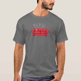 Camiseta Home = Wi-Fi liga automaticamente