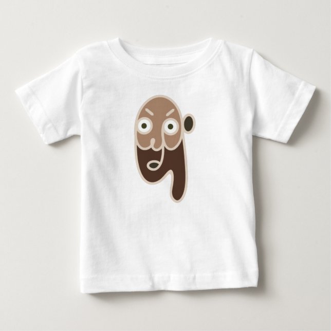 Camiseta Homem Abstrato do Café (Frente)