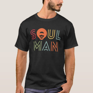 Camiseta Homem Alma Negro Orgulhoso Pai Pai Ritmo Blues M