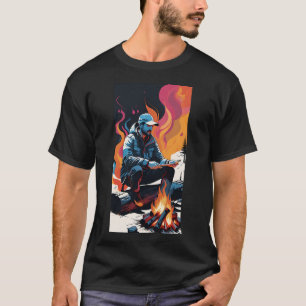 Camiseta homem ao ar livre