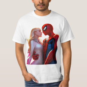 Camiseta Homem-Aranha e Gwen-Aranha