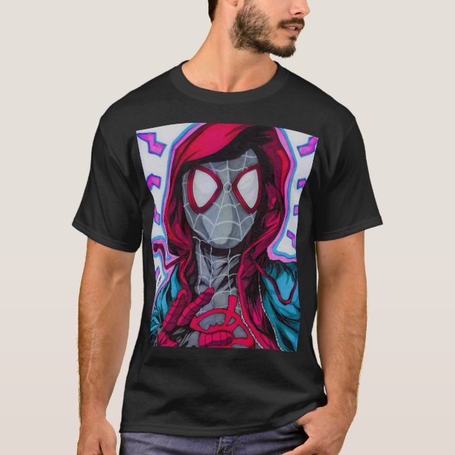 Camiseta Homem-Aranha ~ Miles Morales (Frente)