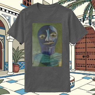 Camiseta Homem Azul Decidindo