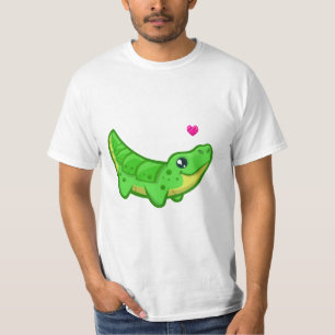 Camiseta Homem bonito dos desenhos animados do kawaii do