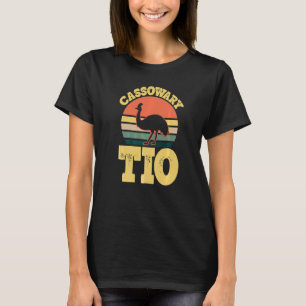 Camiseta Homem Cassowary Tio Fofo Cassowary Festa Cassowary