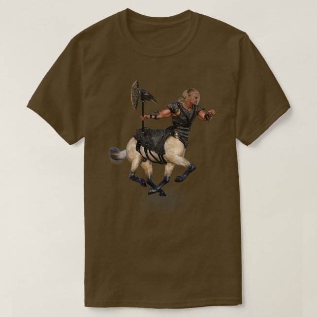 Camiseta Homem Centauro com Ax e Armor 1 (Frente do Design)