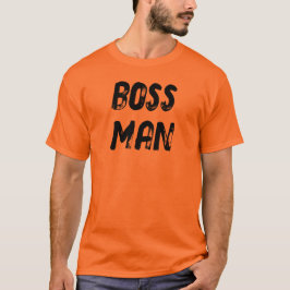 Camiseta HOMEM CHEFE (frente E costas)