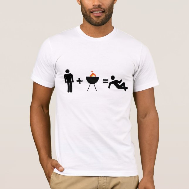 Camiseta homem + CHURRASCO = Chillin (Frente)