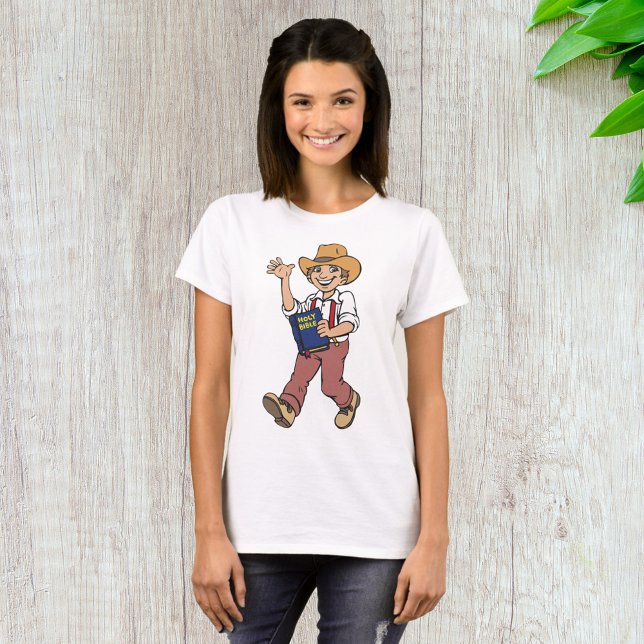 Camiseta Homem Com Bíblia (Criador carregado)