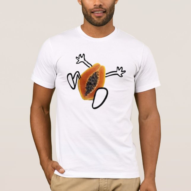Camiseta Homem da papaia (Frente)