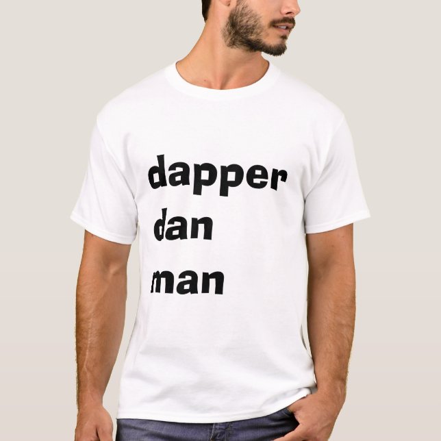 Camiseta homem dapper de dan (Frente)