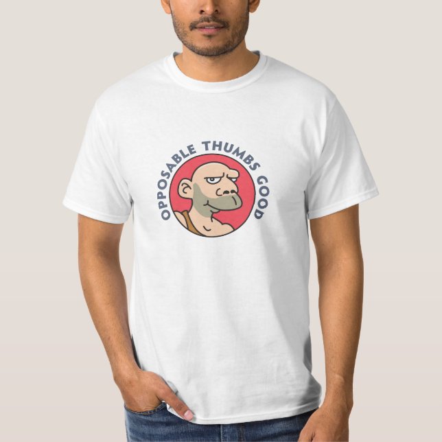 Camiseta Homem das cavernas engraçado (Frente)