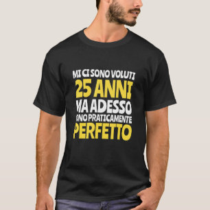 Camiseta Homem De Aniversário De 25 Anos