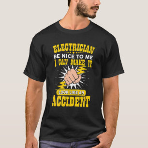 Camiseta Homem de Arte Eletrônica Engraçado Engenheiro elét