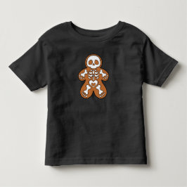 Camiseta Homem de biscoito de gengibre esqueleto