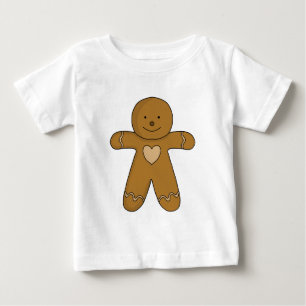 Camiseta Homem de Biscoito de Gengibre Natal