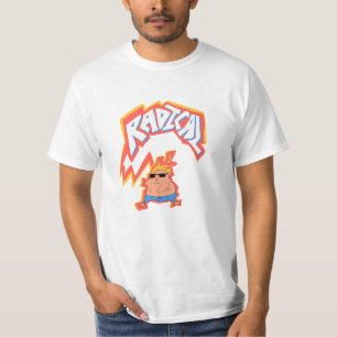 Camiseta homem de cabelo amarelo radical