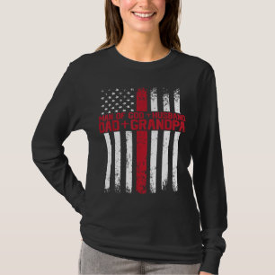 Camiseta Homem de Deus Marido Pai Vovô Jesus Deus Religião