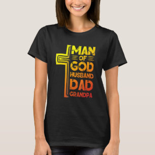 Camiseta Homem de Deus Pai do marido - O melhor cristão