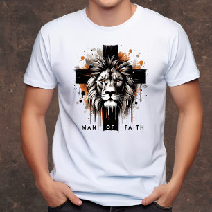 Camiseta Homem de Fé Cristão