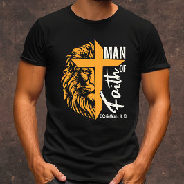 Camiseta Homem de Fé cristão