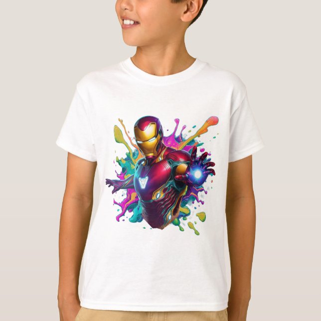 Camiseta homem de ferro (Frente)
