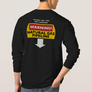 Camiseta Homem De Gás Natural - T De Lingança Longa