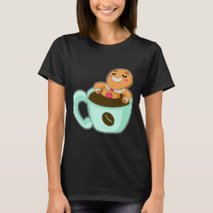 Camiseta Homem de gengibre Natal Café