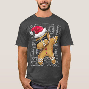 Camiseta Homem de Gingerpão de Dabbing Dabbing, doce de Na