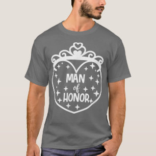 Camiseta Homem de Honra Ideia de Noiva Despedida de Solteir