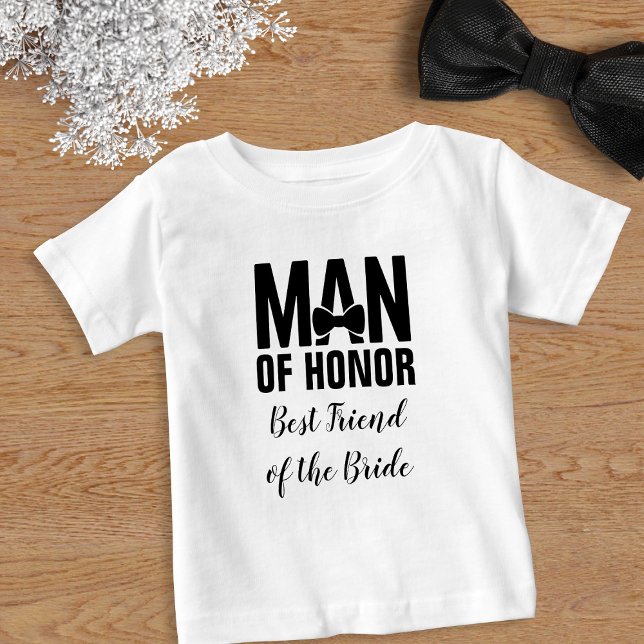 Camiseta Homem de Honra Melhor Amigo da Noiva (For your man of honor. Available in adult sizes too)