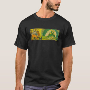 Camiseta Homem de Lata Espantalho Leão Covarde Dorothy Totó