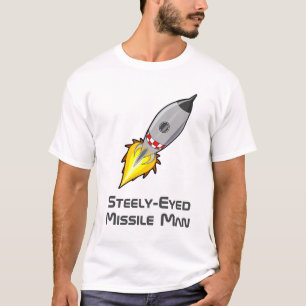 Camiseta Homem de Míssil de Olhos Estrelados