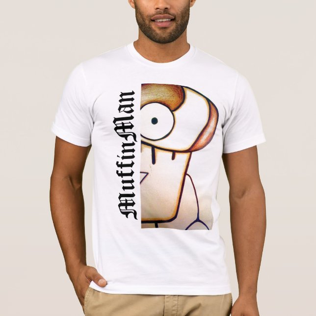 Camiseta Homem de muffin (Frente)