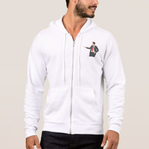 Camiseta Homem de Negócios Profissional com Ponteiro