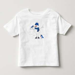 Camiseta Homem de neve de pernas longas
