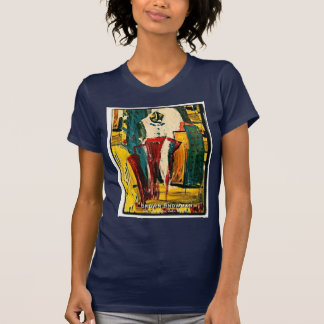CAMISETA HOMEM DE NEVE MARROM