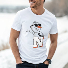 Camiseta Homem de Neve Personalizado Moderno Winter