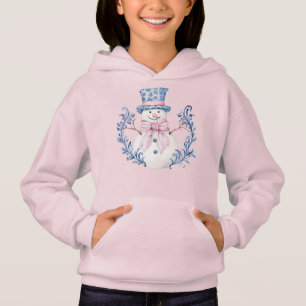 Camiseta Homem de Neve Rosa e Azul do Grande Milênio