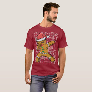Camiseta Homem De Pão De Pão De Natal