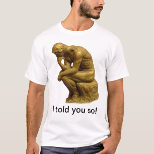 Camiseta Homem de pensamento