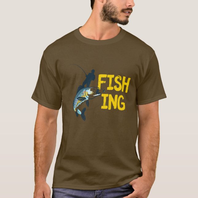 Camiseta Homem de Pesca (Frente)