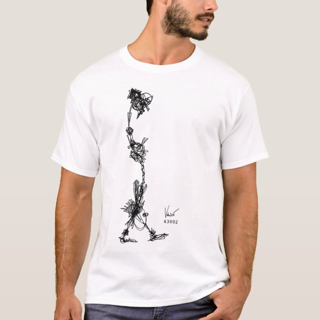 Camiseta Homem de piso, vagabundos por Vance (Frente)