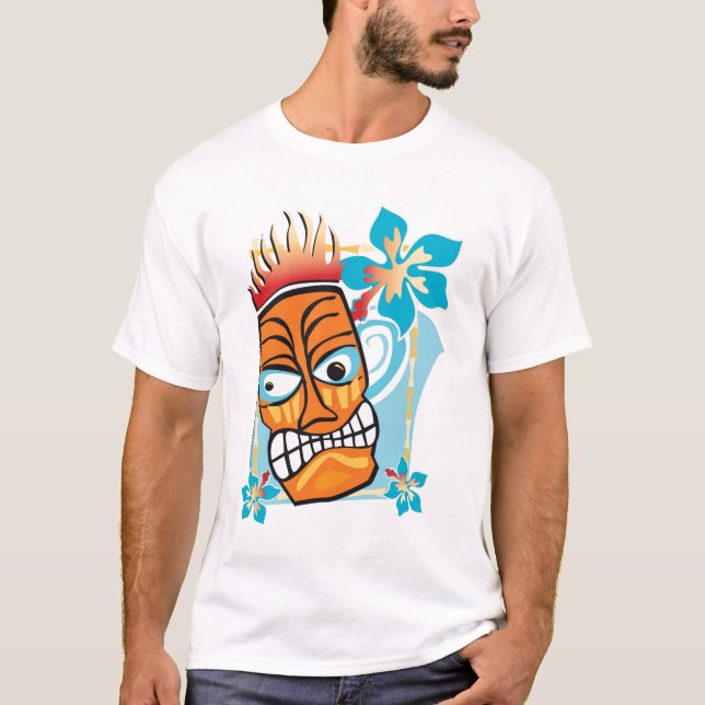 Camiseta Homem de Tiki (Frente)