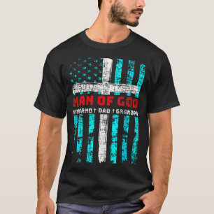 Camiseta Homem Deus Marido Pai Avô