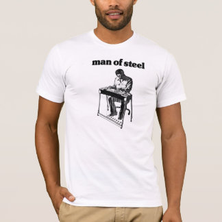 Camiseta Homem do aço do pedal
