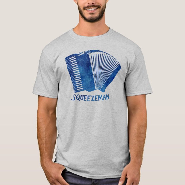 Camiseta Homem do aperto (Frente)