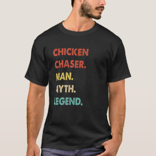 Camiseta Homem do Caçador de Frango Mito Lenda