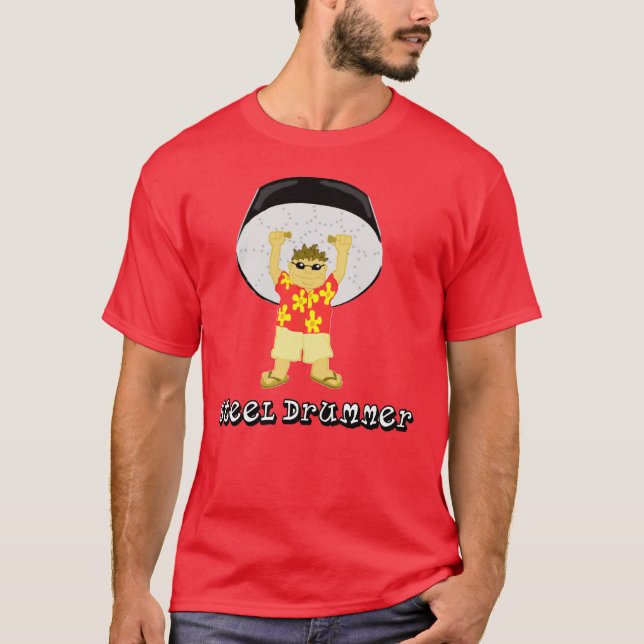 Camiseta Homem do cilindro de aço (Frente)