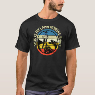 Camiseta Homem do Corte de Grama Homens Jardineiros Manuten